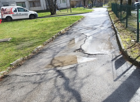 Asfaltiranje dela dovoza  Za vrtovi Foto Boštjan Otoničar (1)